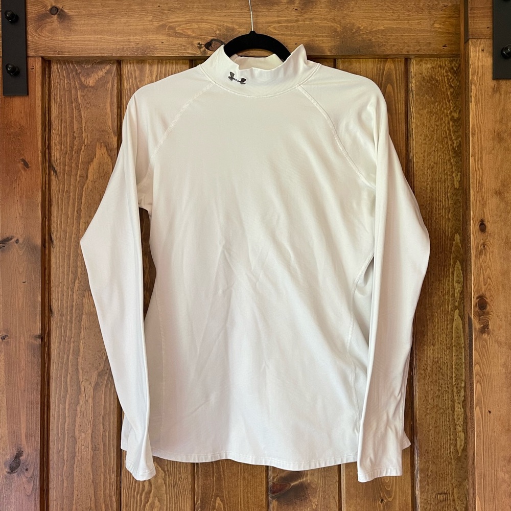 Under Armour White Long Sleeve Cold Gear